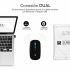 Mouse Subblim SUBMO-LDFLAT1 Negru 1600 dpi
