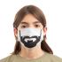 Mască igienică de pânză reutilizabilă Beard Luanvi Mărimea M Pachet de 3 de unități