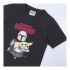 Tricou cu Mânecă Scurtă pentru Copii The Mandalorian Negru