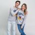 Hanorac fără Glugă Unisex Mickey Mouse Gri