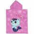 Prosop-Poncho cu Glugă Gabby's Dollhouse Roz 50 x 115 cm