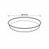 Farfurie pentru ghiveci Elho Loft Urban  Rotund Roșu Plastic Ø 34 cm