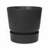 Ghiveci Elho Negru Plastic Rotund Modern Ø 47 cm