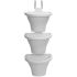 Ghiveci Elho 472112415000 Alb Dreptunghiular Modern Ø 26,7 x 29,7 cm