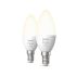 Bec LED Philips 8719514320628 Alb F E14 E27 470 lm (2 Unități)