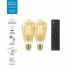 Bec Inteligent Wiz ST64 E27 50 W Multicolor Auriu* 7 W 640 lm (2 Unități)