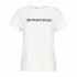 Tricou cu Mânecă Scurtă Bărbați Tommy Hilfiger Logo Chest Alb
