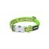 Zgardă pentru câini Red Dingo STYLE MONKEY LIME GREEN 41-63 cm
