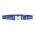 Zgardă pentru câini Red Dingo Lightning 20-32 cm Bleumarin