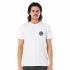 Tricou cu Mânecă Scurtă Rip Curl Wettie Essential Alb Bărbați