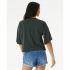Tricou cu Mânecă Scurtă Femei Rip Curl Barrelled Heritage Negru