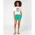 Tricou cu Mânecă Scurtă Rip Curl Stay Wild  Alb