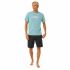Tricou cu Mânecă Scurtă Bărbați Rip Curl Big Mumma Icon  Albastru celest
