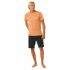Tricou Sport cu Mânecă Scurtă Rip Curl Stapler  Maro Deschis