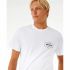 Tricou cu Mânecă Scurtă Bărbați Rip Curl Stapler  Alb