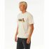 Tricou cu Mânecă Scurtă Bărbați Rip Curl Surf Revival Mumma Alb cald