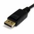 Cablu DisplayPort Mini la DisplayPort Startech MDP2DPMM2M           (2 m) 4K Ultra HD Negru