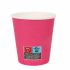 Set de pahare Algon Carton De unică folosință 200 ml Fucsia 36 Unități (24 Piese)
