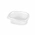 Recipient pentru conservarea alimentelor Algon Reutilizabil 250 ml Transparent Oval 14 x 11 x 4,5 cm (12 Unități)