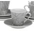 Set de Căni de Cafea Versa Palmier Porțelan
