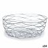 Fructieră Kinvara W3169C Argintiu Metal 27 x 11 x 27 cm (24 Unități)