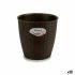 Ghiveci Stefanplast Plastic Ciocolată 19 x 17,5 x 19 cm (12 Unități)