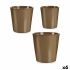 Set de ghivece Ibergarden LINCE PQ - 7006 Gri Maroniu Argilă (6 Unități)