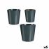 Set de ghivece Ibergarden LINCE PQ - 7011 Antracit Argilă (6 Unități)