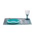 Platou Plat Vivalto 323921P Turquoise Sticlă 21 x 2 x 21 cm (6 Unități)