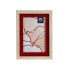 Ramă Foto Geam Roșu Lemn Maro Plastic (13,5 x 18,8 x 2 cm) (6 Unități)
