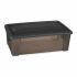Cutie cu Capac Stefanplast Elegance Gri 19,5 x 11,5 x 33 cm Plastic 5 L (12 Unități)