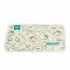 Suport pentru farfurii Kinvara 9999 Alb Verde 33 x 0,3 x 48 cm (12 Unități)