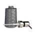 Dozator de Săpun Berilo J912-A-GRIS Gri Argintiu Ceramică 350 ml (6 Unități)