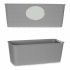 Jardinieră cu auto-udare Stefanplast Gri Plastic 13 x 11 x 29 cm (12 Unități)