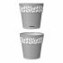 Ghiveci cu auto-udare Stefanplast Gri 15 x 15 x 15 cm Alb Plastic (12 Unități)