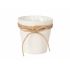 Ghiveci Ibergarden WY18-71 Alb Maro Pânză Въже Plastic Fundă 14 x 12,5 x 14 cm 14 x 14 x 14 cm (24 Unități)