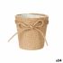 Ghiveci Ibergarden WY18-72 Maro Pânză Въже Plastic Fundă 11 x 10,5 x 11 cm (24 Unități)