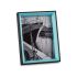 Ramă Foto Geam Negru Albastru Lemn MDF (3 x 22 x 17 cm) (6 Unități)