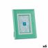 Ramă Foto Geam Verde Plastic (6 Unități) (2 x 23 x 18 cm)