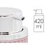 Dozator de Săpun Berilo 3236-4 Roz Plastic 420 ml (32 Unități)