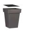 Ghiveci cu auto-udare Ibergarden 87949 Gri Plastic 37 x 51 x 37 cm (6 Unități)