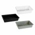 Organizatorul de Sertare Kinvara CN18799 Alb Negru polipropilenă 16 x 5 x 24 cm (36 Unități)