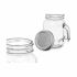Carafă Vivalto 01-0906 Argintiu 120 ml Cu mâner (48 Unități)