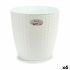 Ghiveci Stefanplast Alb Plastic 29 x 27 x 29 cm (6 Unități)