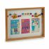 Ramă foto de Perete Ciucuri Lamă Multicolor Lemn 30 x 3 x 41 cm (8 Unități)