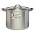 Oală cu capac Ø 24 cm Argintiu Aluminiu (6 Unități)