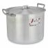 Oală cu capac Argintiu Aluminiu 35,5 x 24 x 28 cm (4 Unități)