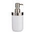 Dozator de Săpun Berilo BP15-001-2 Alb Argintiu Plastic 350 ml 8 x 17 x 9 cm (6 Unități)