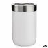 Suport pentru periuțe de dinți Berilo BP15-002-2 Alb Argintiu Plastic 7,7 x 11,2 x 7,7 cm (6 Unități)