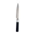 Cuțit de bucătărie Kinvara KT11-5603-05 Negru Argintiu Oțel inoxidabil Plastic 3 x 23,5 x 2 cm (12 Unități)